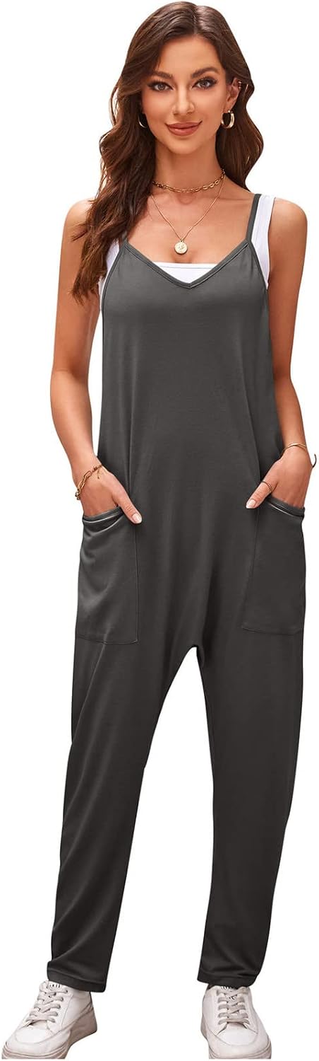 SotRong Harem Pants for Women Summer Loose Bohemian Jersey Sleeveless Casual Beach Holiday Travel Harem Pants