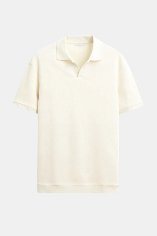 Woolen Structure Polo T-Shirt