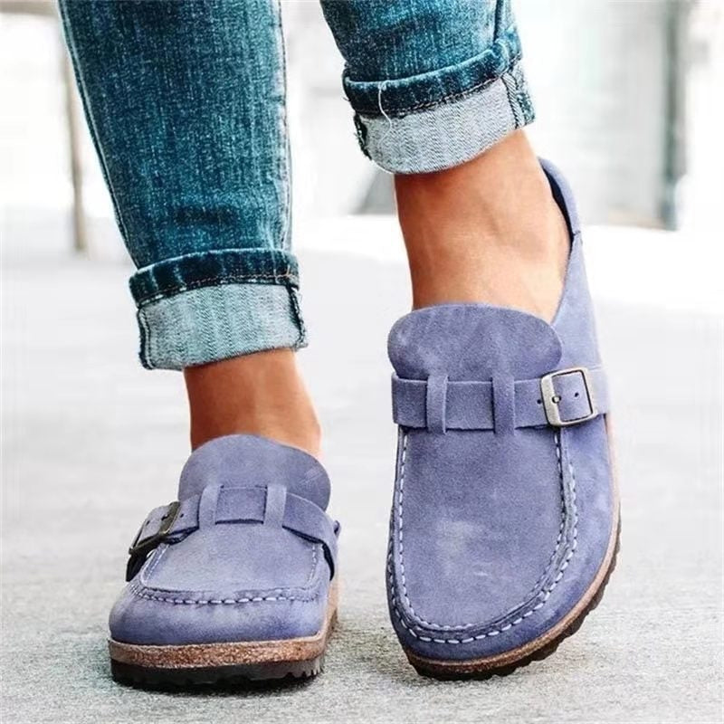Platform Suede Comfort Sandals