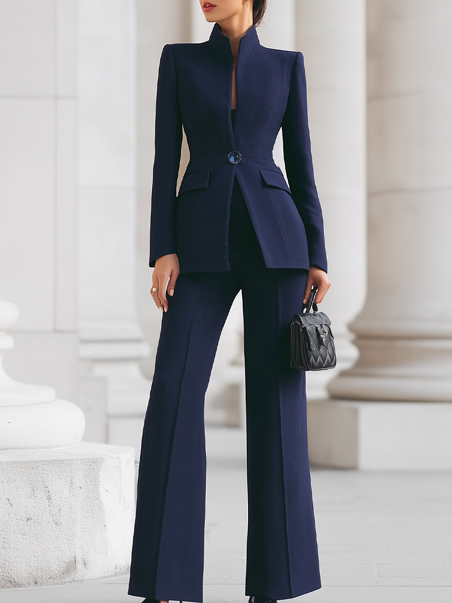 Tailored Blazer Suit Set