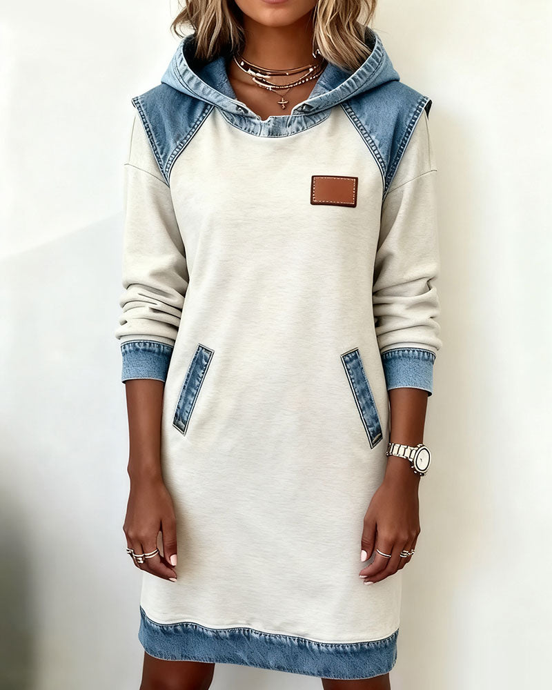 Colour Block Shift Dress
