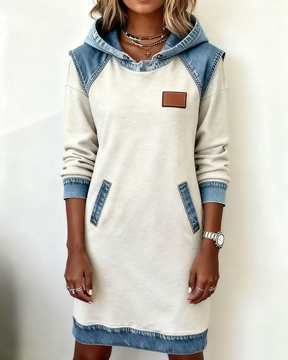 Colour Block Shift Dress