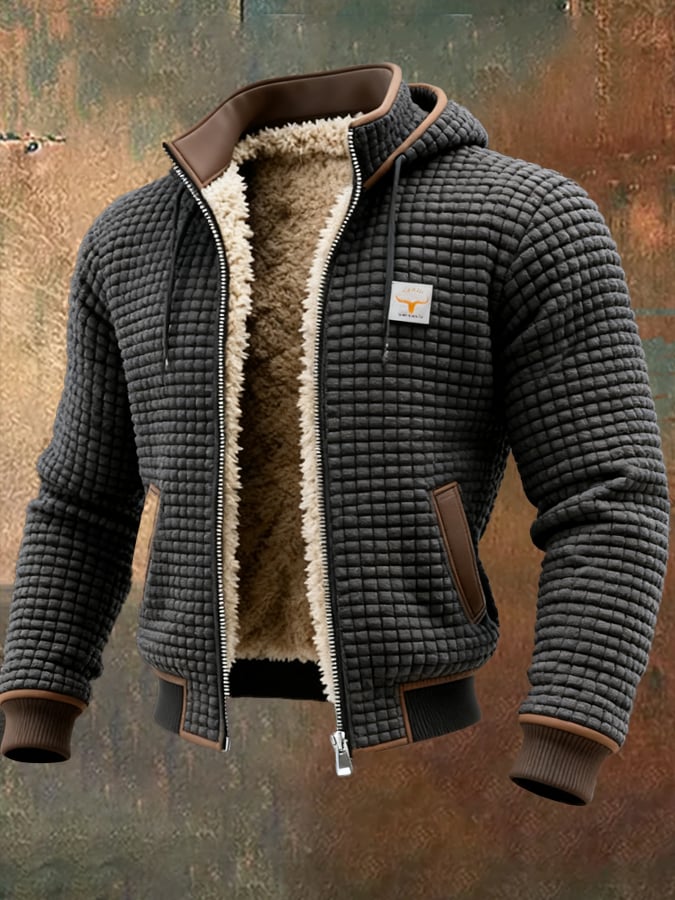 Outdoor Jacket with Retro Structure
