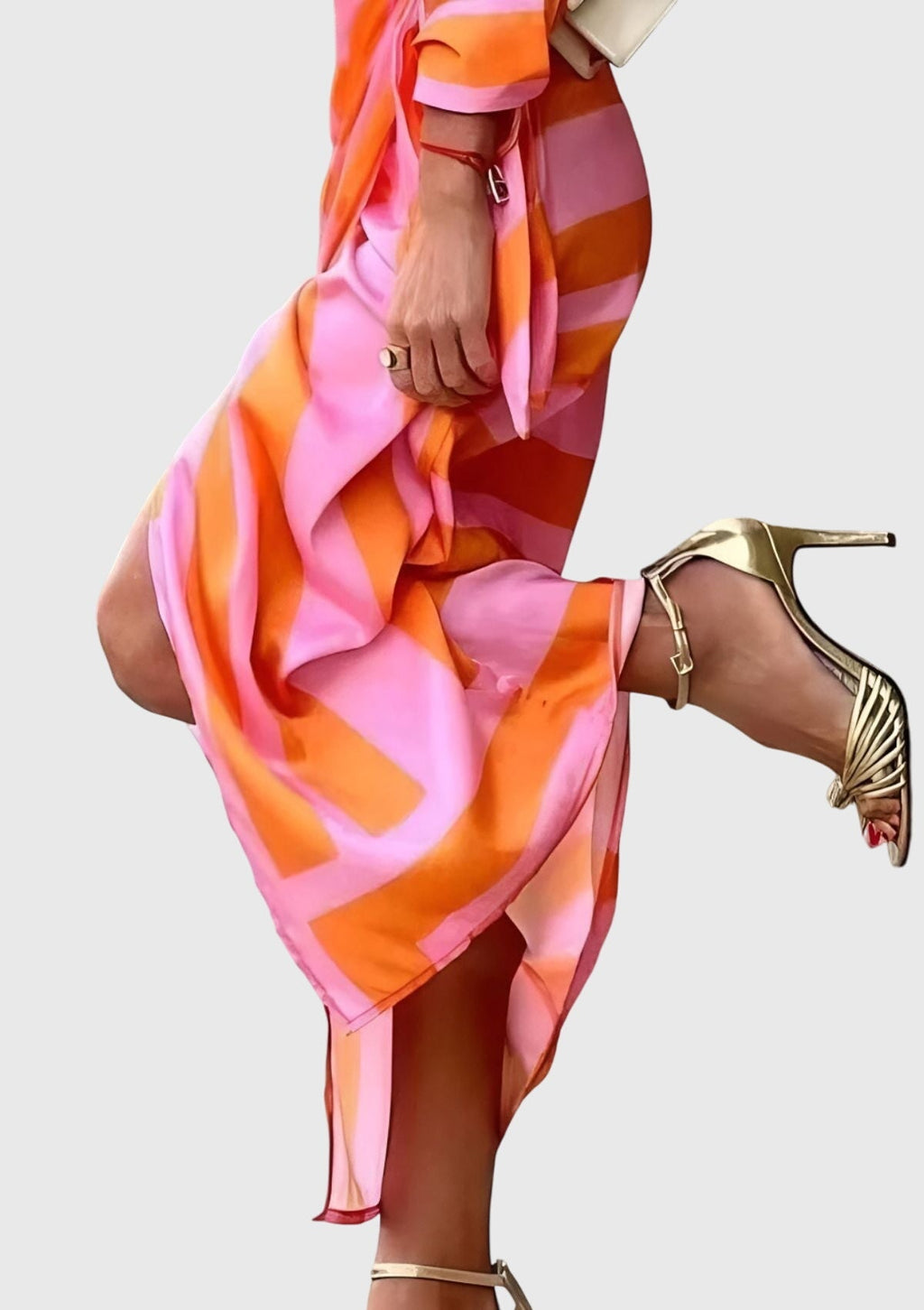 Printed Wrap Dress