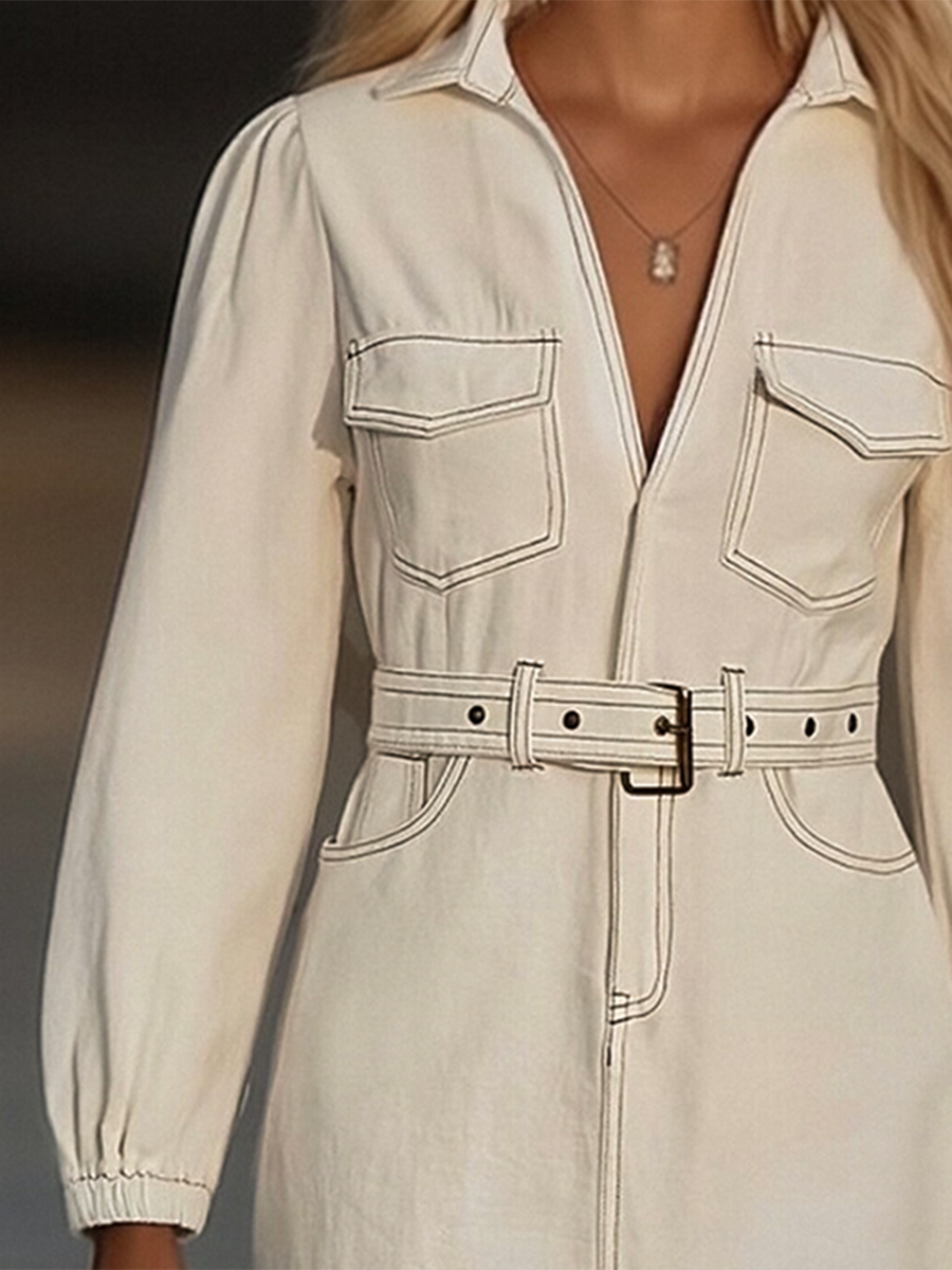 Women’s Tassel Denim Mini Dress