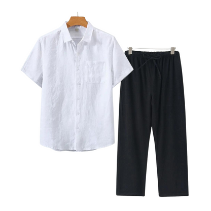 ÉCLAIR Linen Set (Short Sleeves)