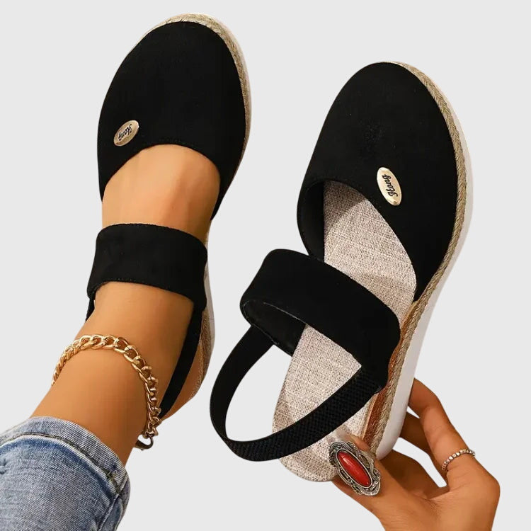 Wide Heel Comfort Sandals