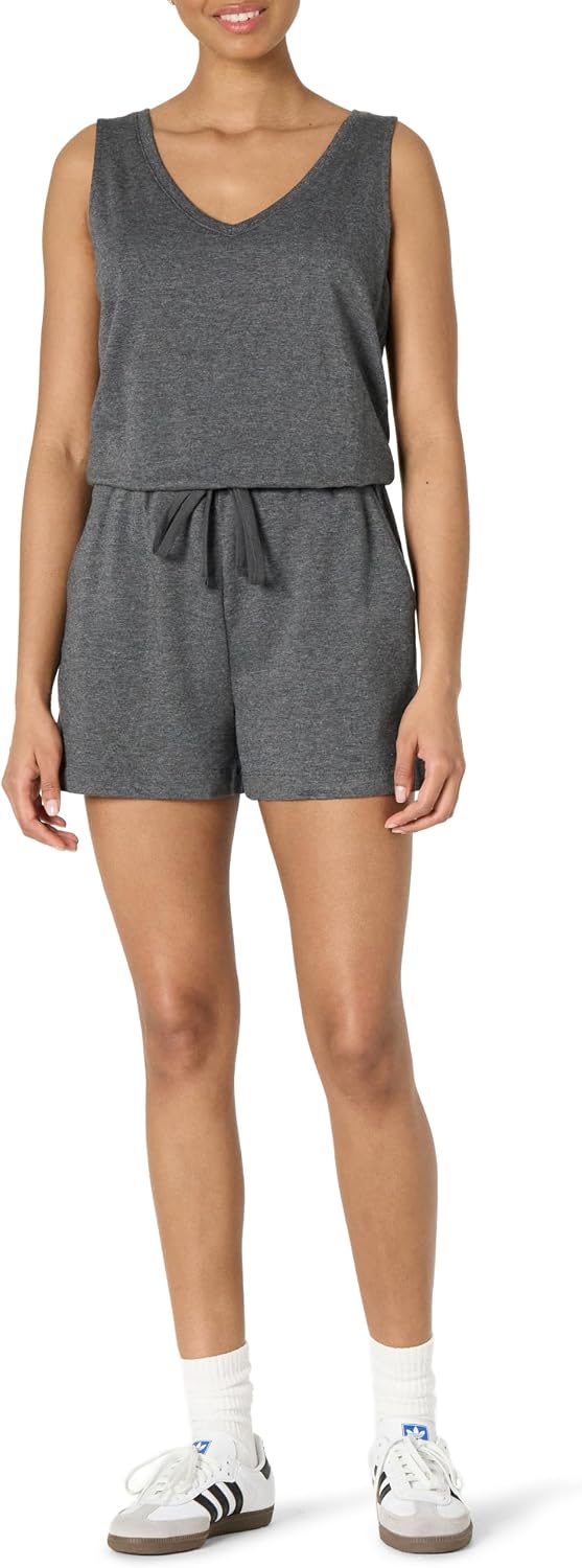 Amazon Essentials Studio Terry Women's Fleece Romper