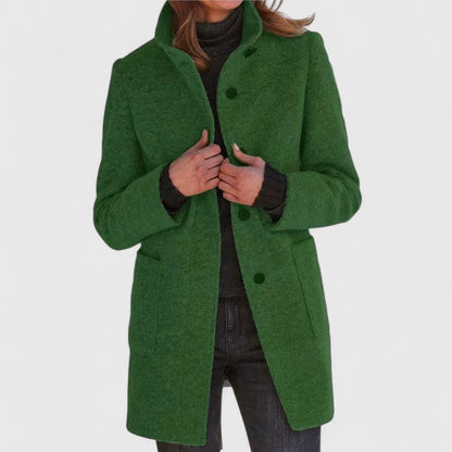 Elena – Classic Wool Blend Coat