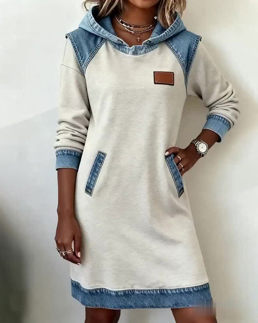 Colour Block Shift Dress