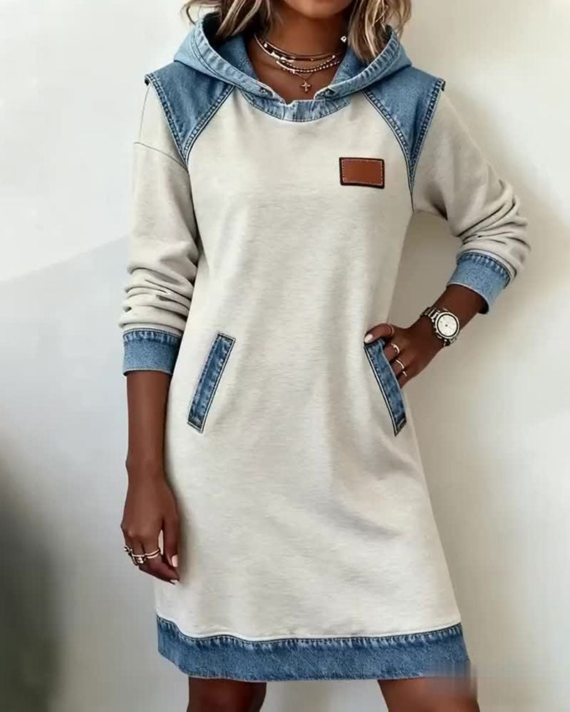 Colour Block Shift Dress