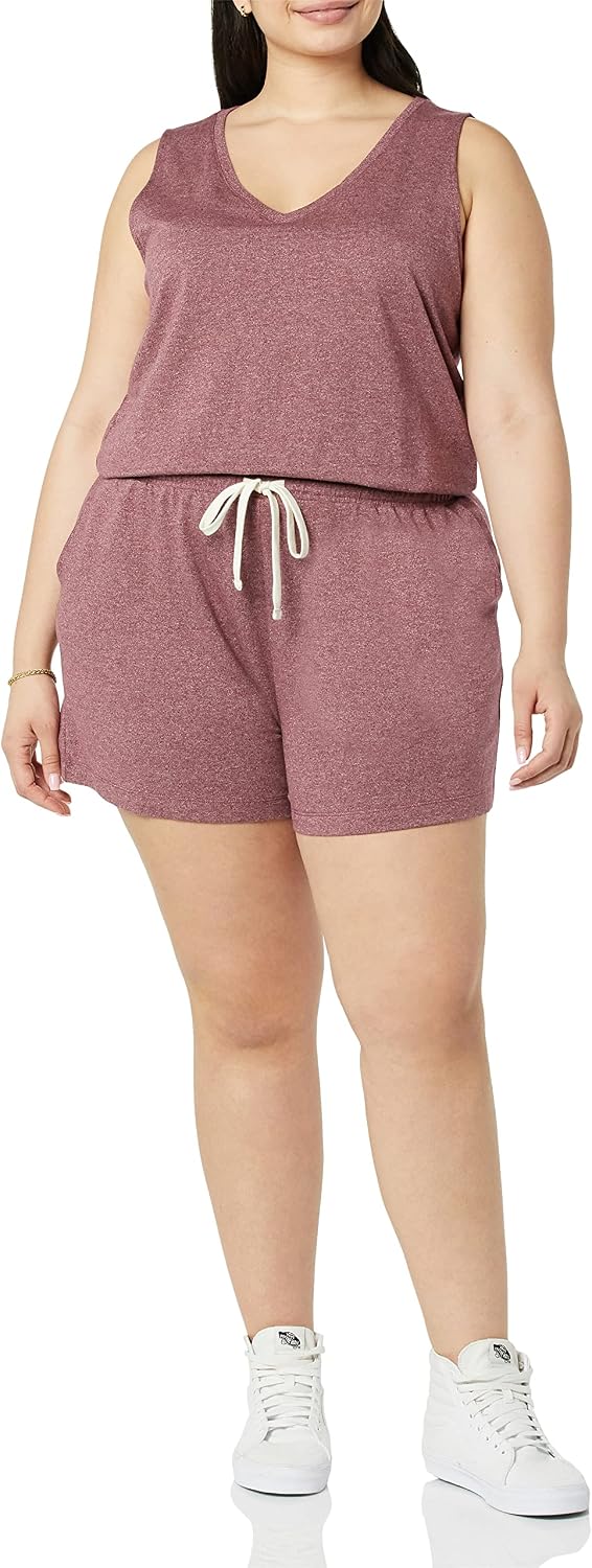 Amazon Essentials Studio Terry Women's Fleece Romper
