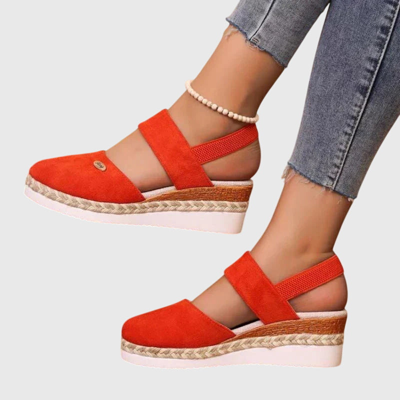 Wide Heel Comfort Sandals