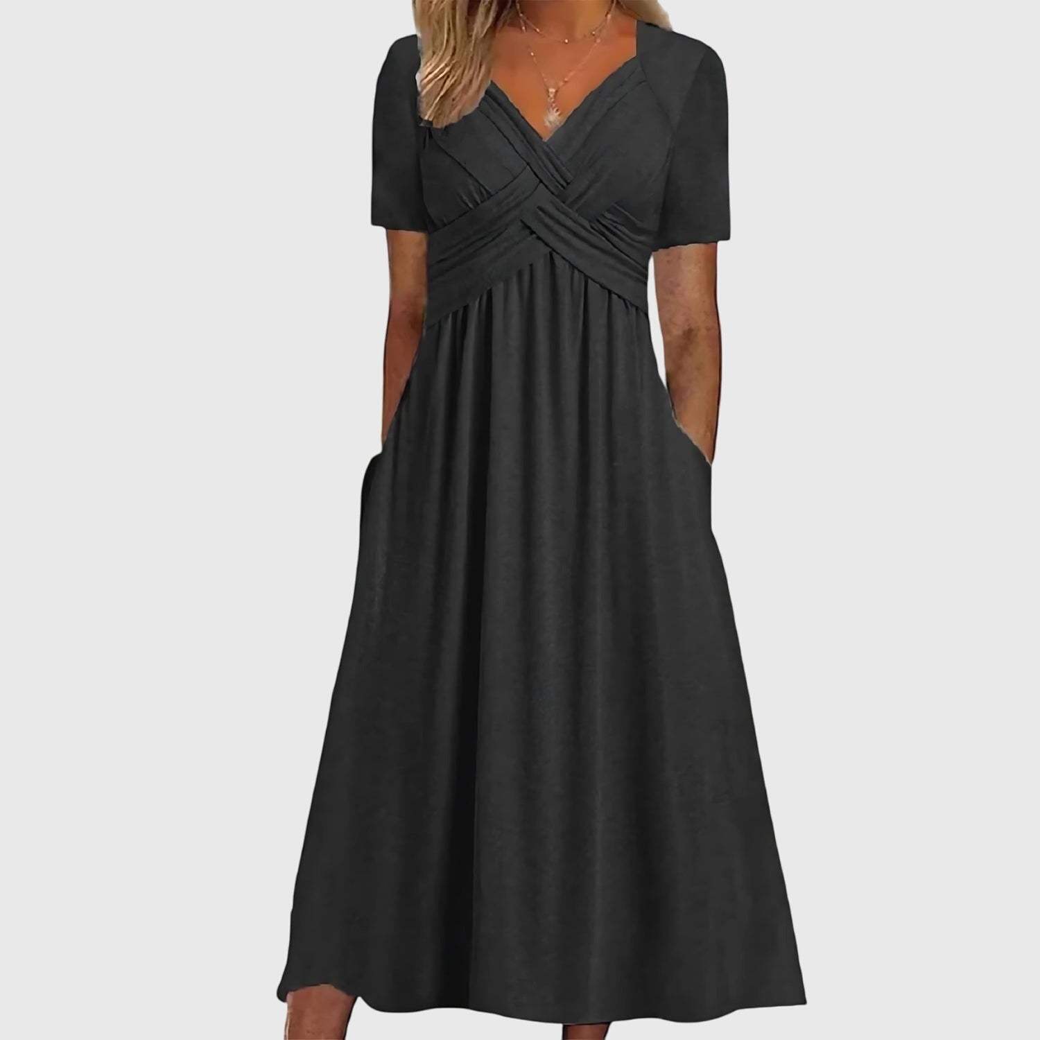 A-Line Midi Dress