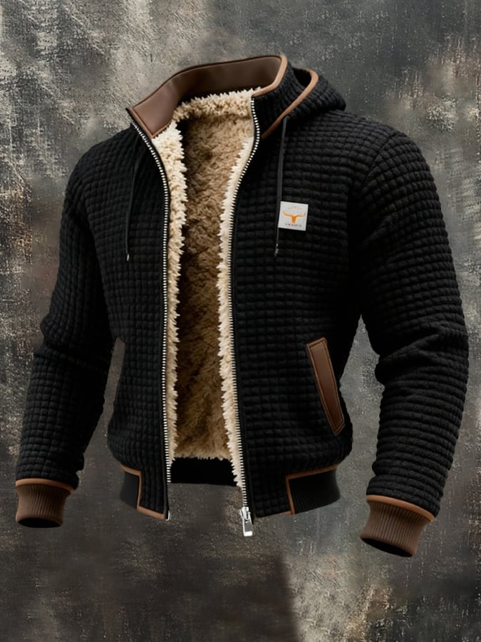 Outdoor Jacket with Retro Structure
