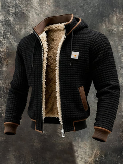 Outdoor Jacket with Retro Structure