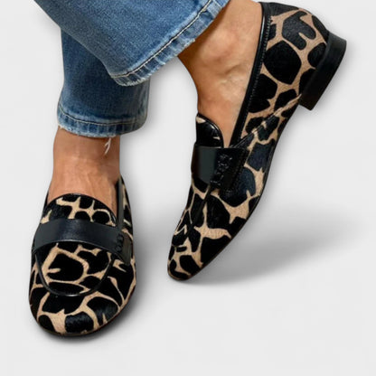 Leonie -  Leopard Moccasin
