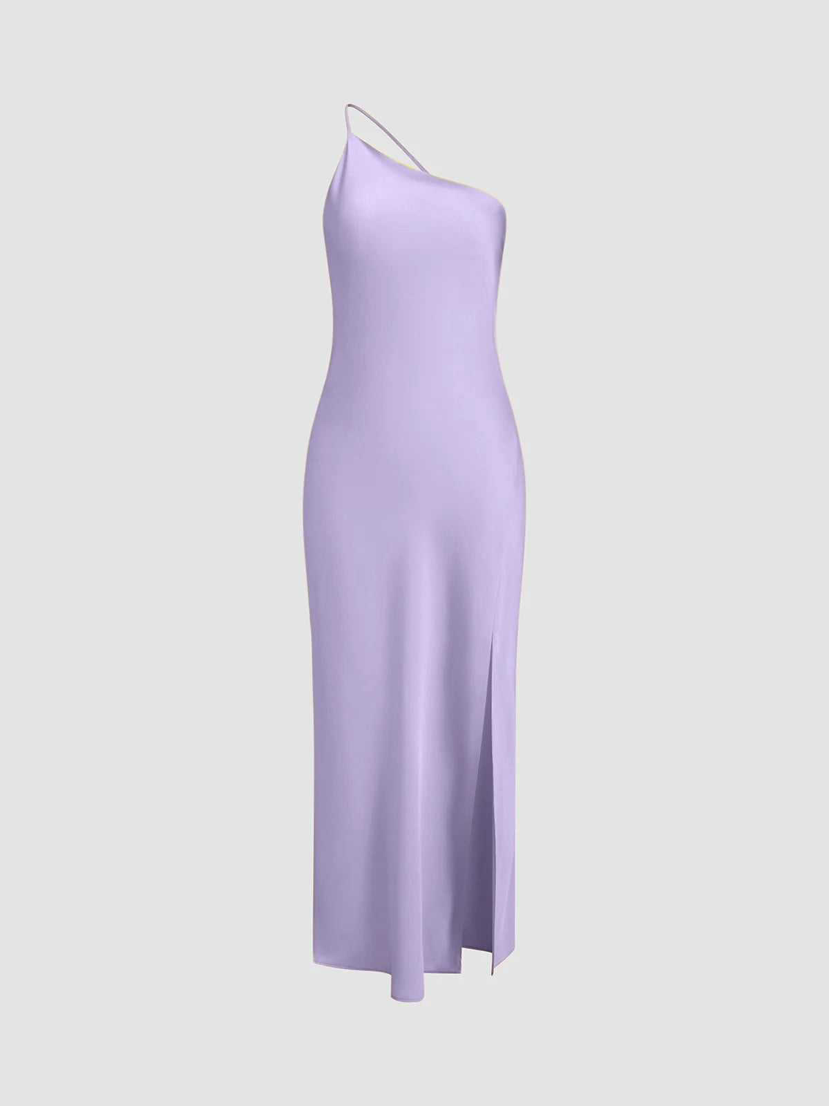 Women’s Open Back Satin Maxi Dress