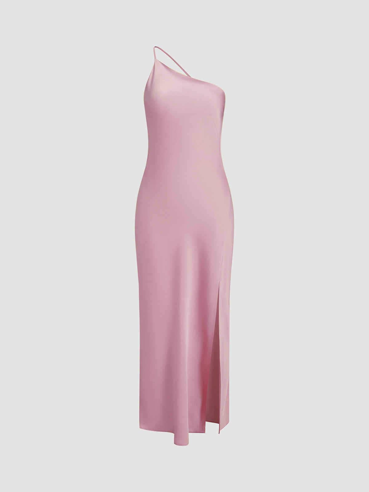 Women’s Open Back Satin Maxi Dress