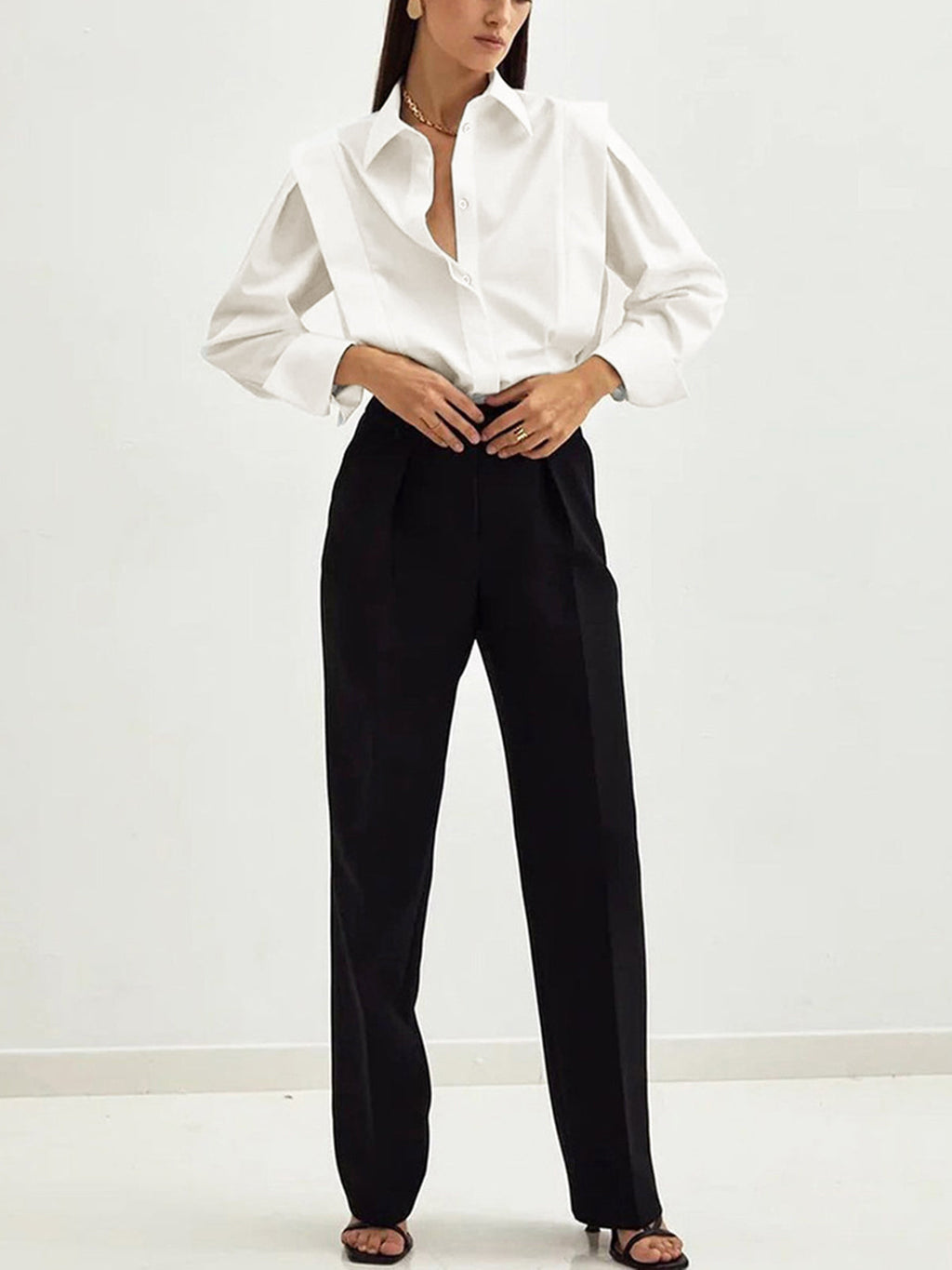 Women’s Oversized Button Down Shirt
