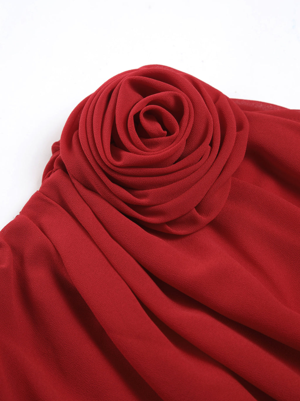 Women’s One Shoulder Chiffon Blouse