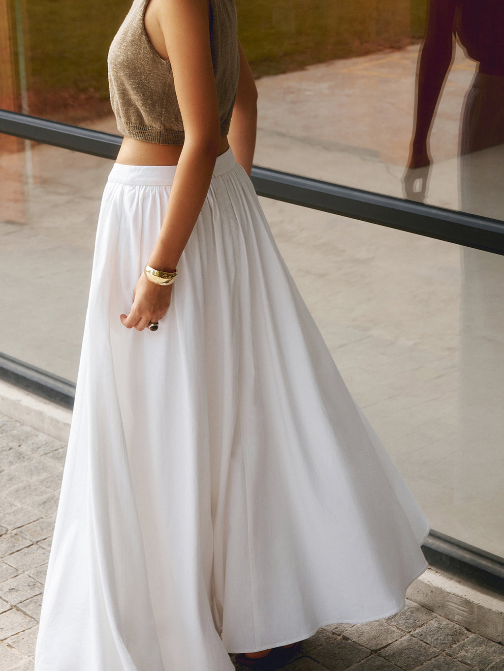 Women’s Pleated Maxi Skirt