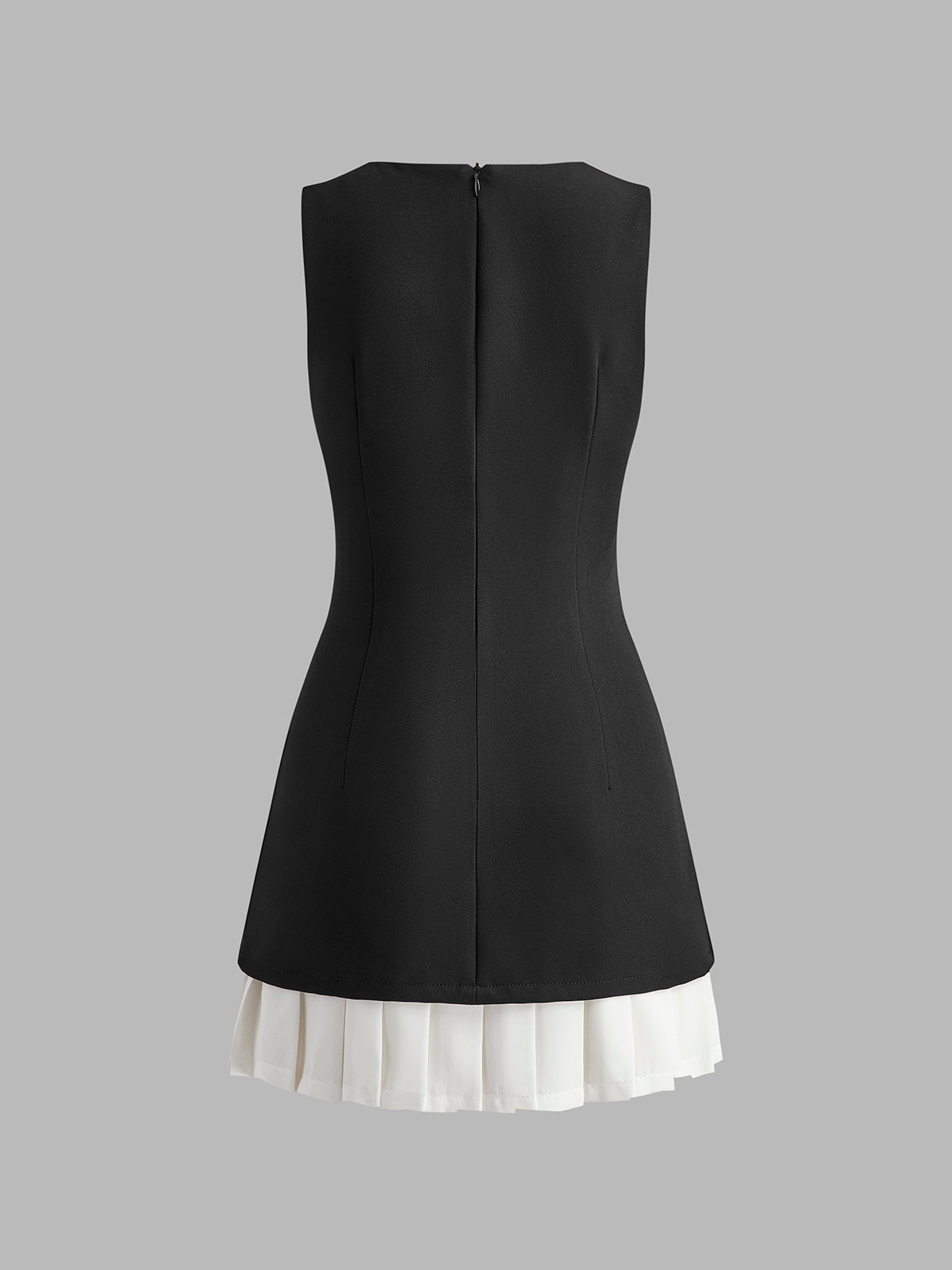 Women’s Two-Tone Pleated Mini Dress