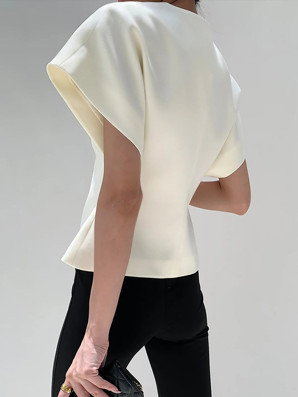 Women’s V-Neck Button Down Blouse