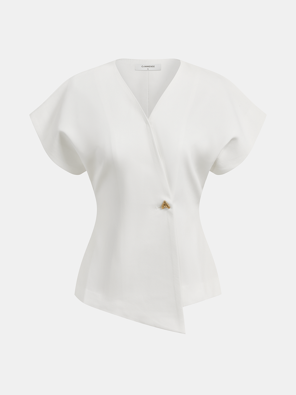 Women’s V-Neck Button Down Blouse