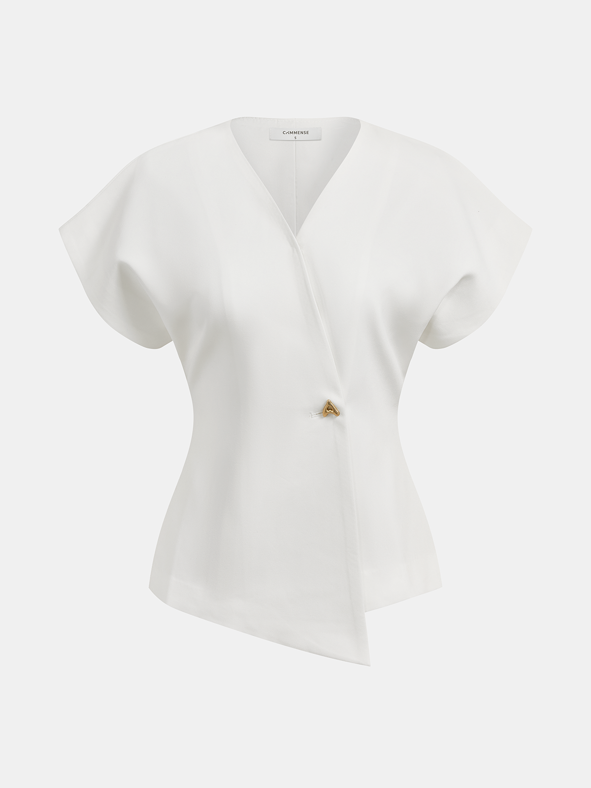 Women’s V-Neck Button Down Blouse