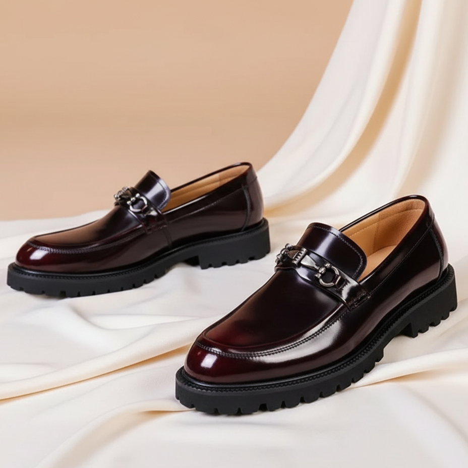 Leather Horsebit Loafers