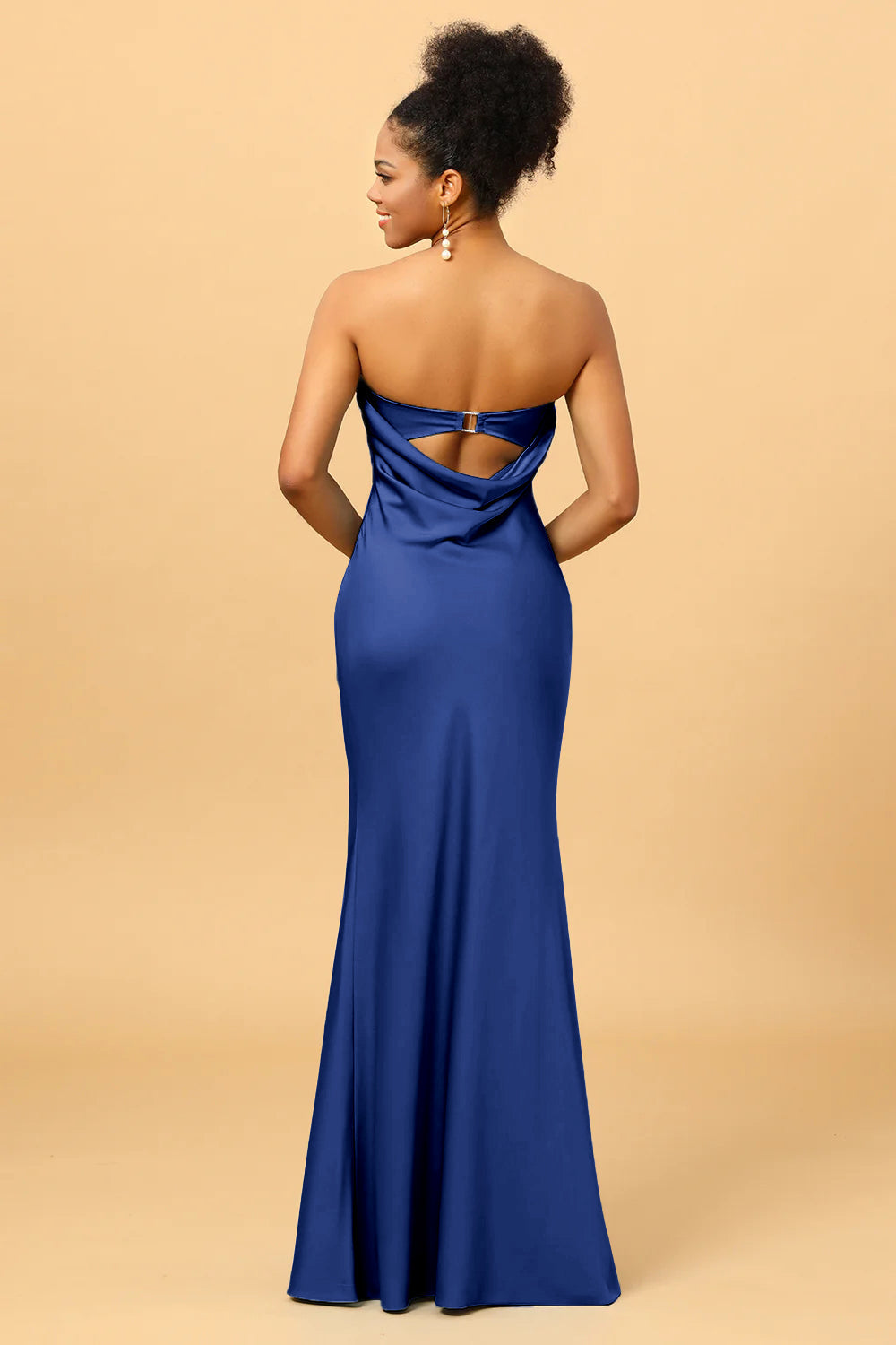Satin Mermaid Bridesmaid Dress