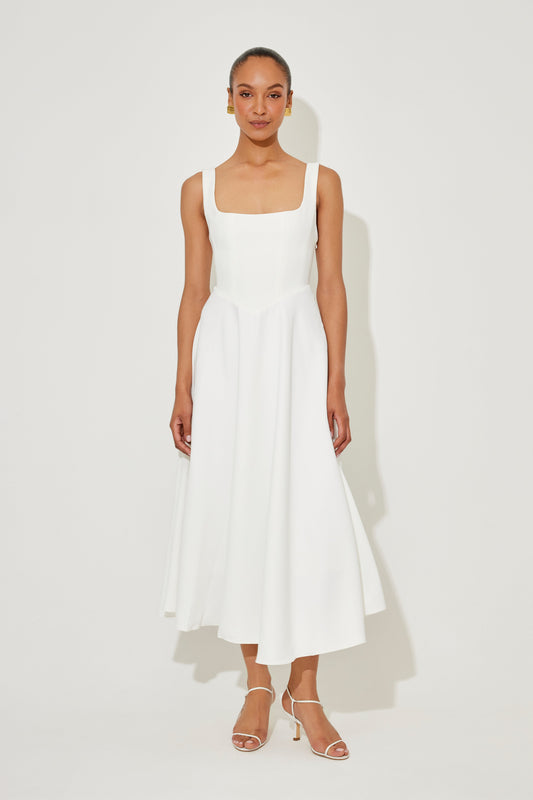 Amelia | Timeless Flowing Midi Dress