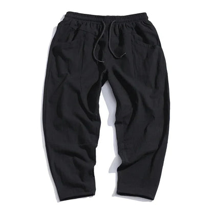 Linen Cropped Pants