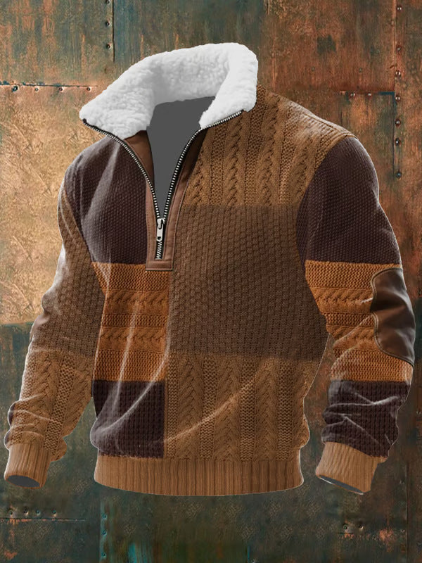 Serge – Warm Fleece Collared Sweater