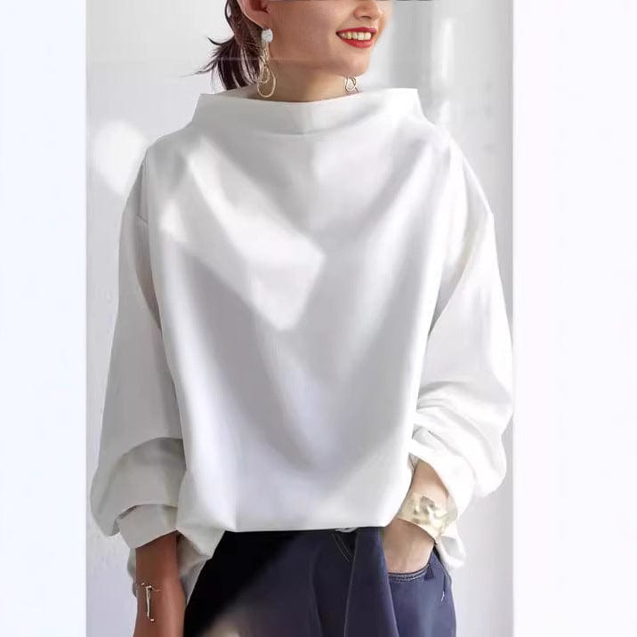 Margot – High-Neck Soft Knit Top