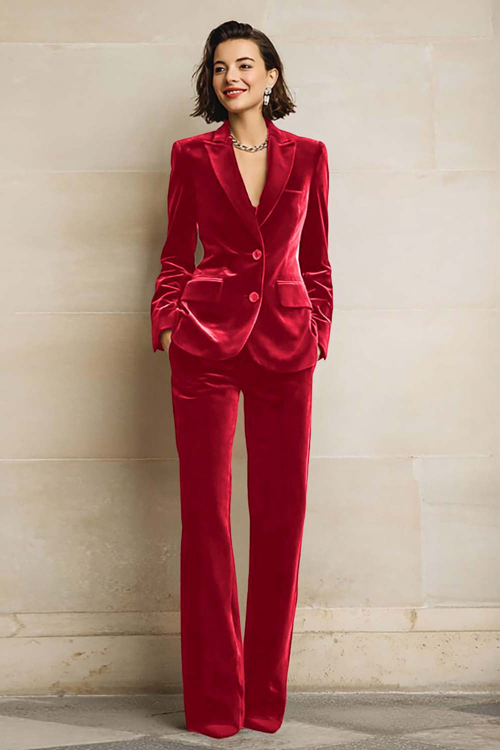 Velvet Peak Lapel Tuxedo Suit