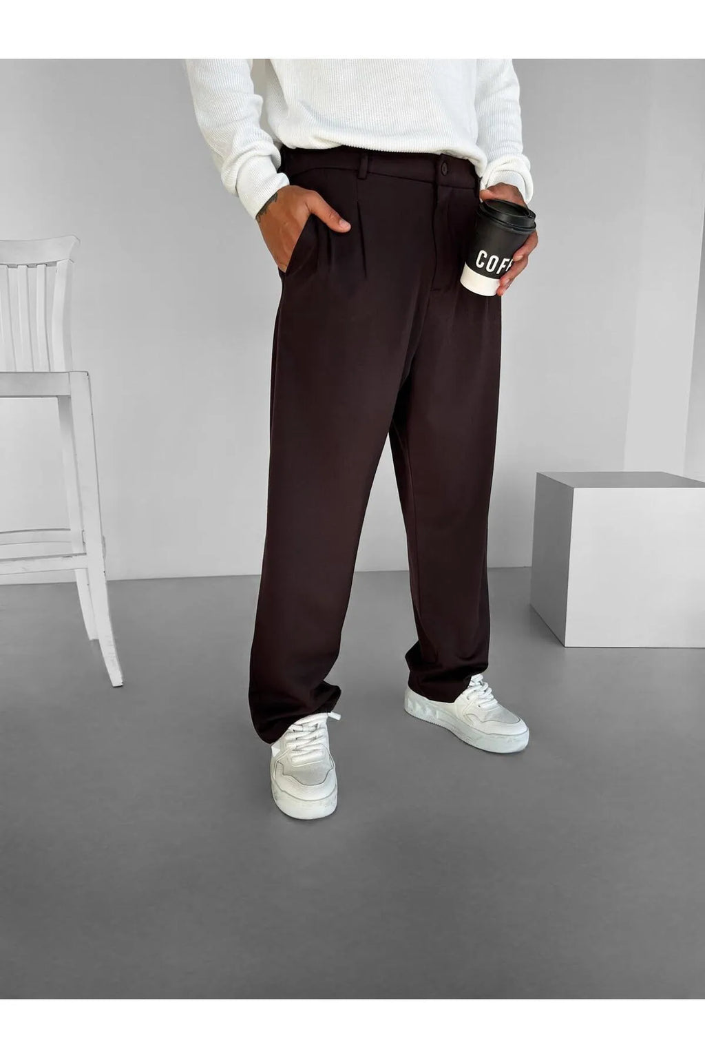 Relaxed Fit Chino Trousers
