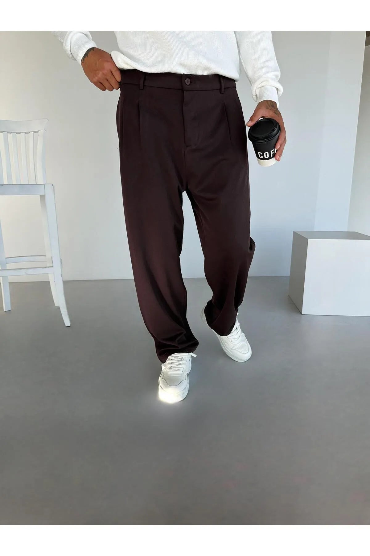 Relaxed Fit Chino Trousers