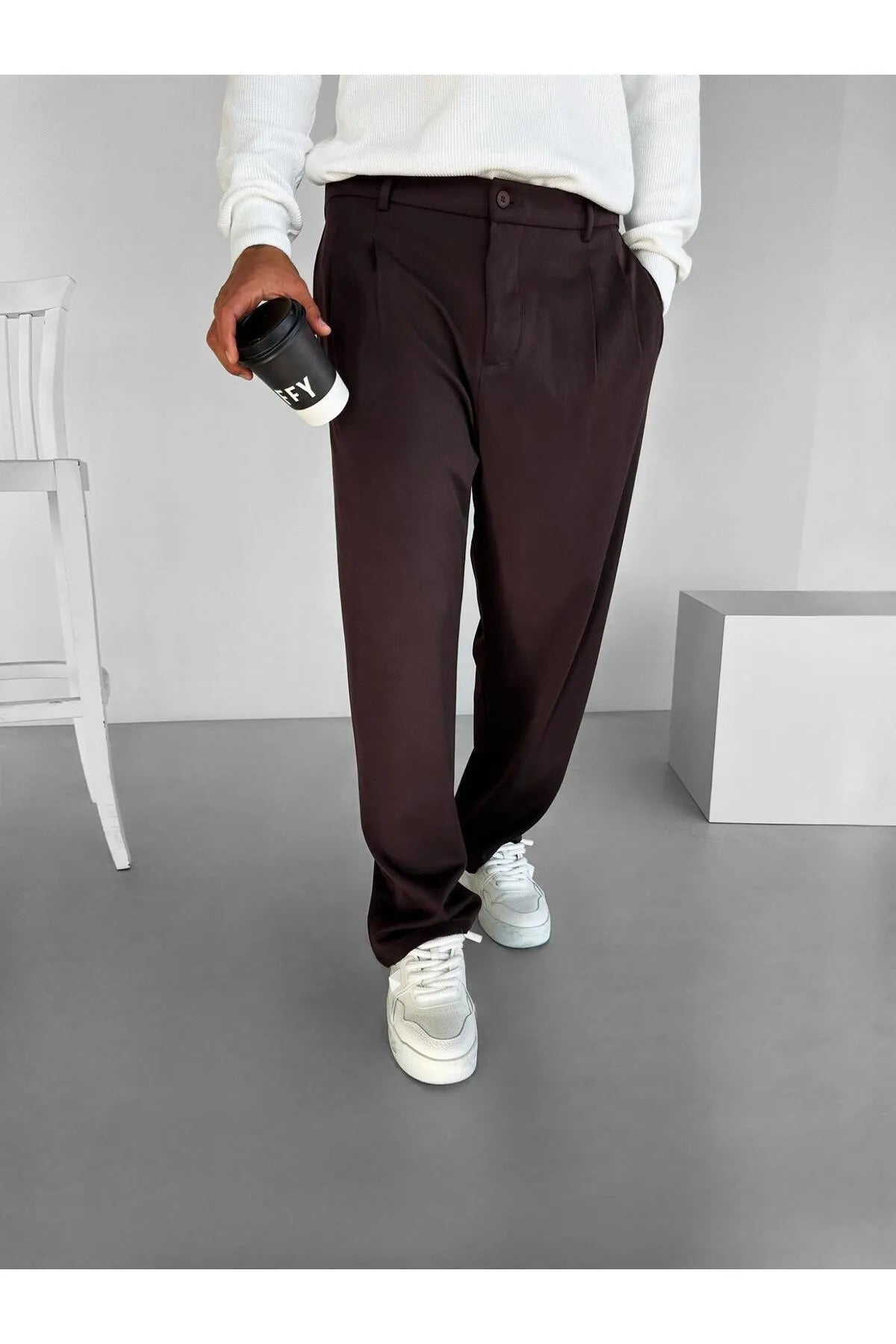 Relaxed Fit Chino Trousers