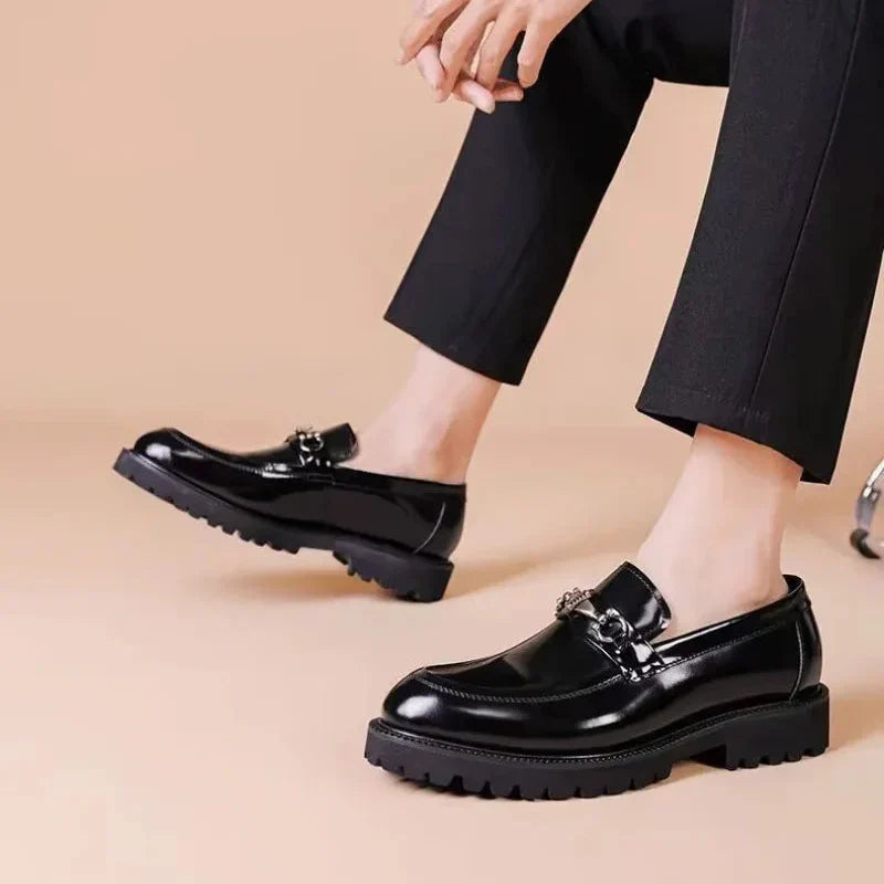 Leather Horsebit Loafers