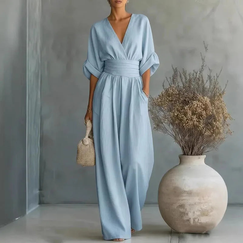Chiffon Wide Leg Jumpsuit