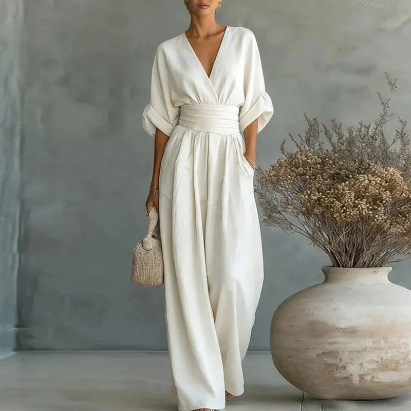 Chiffon Wide Leg Jumpsuit
