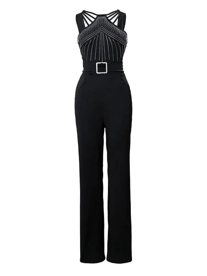 Adelheid™ | Glittering Jumpsuit with Wide Legs