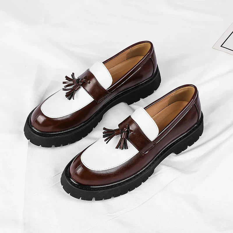 Leather Tassel Loafers