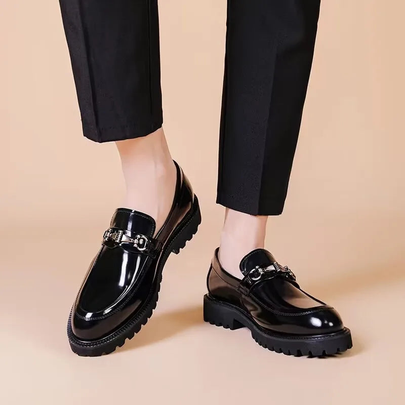Leather Horsebit Loafers