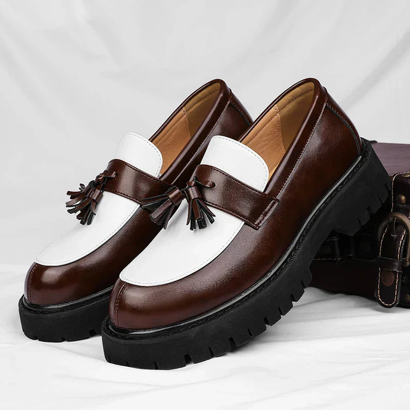 Leather Tassel Loafers