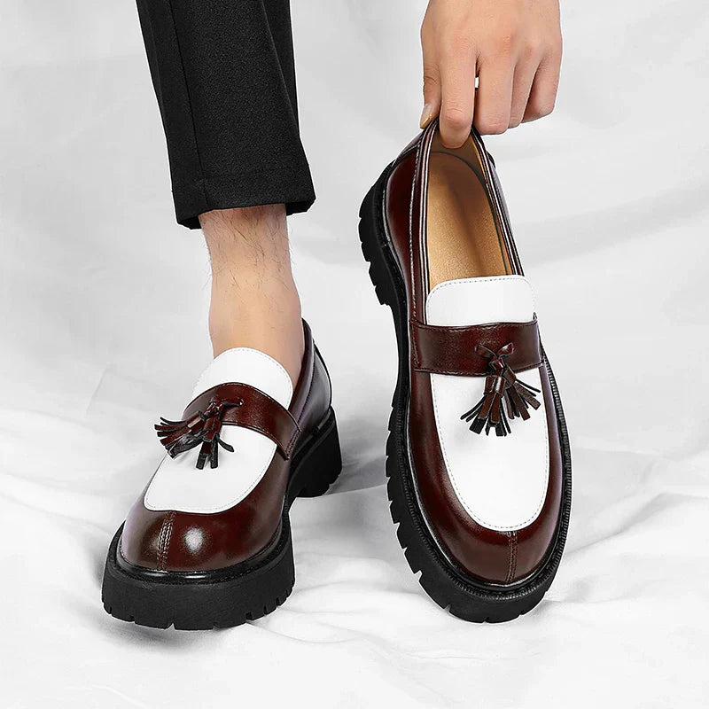 Leather Tassel Loafers