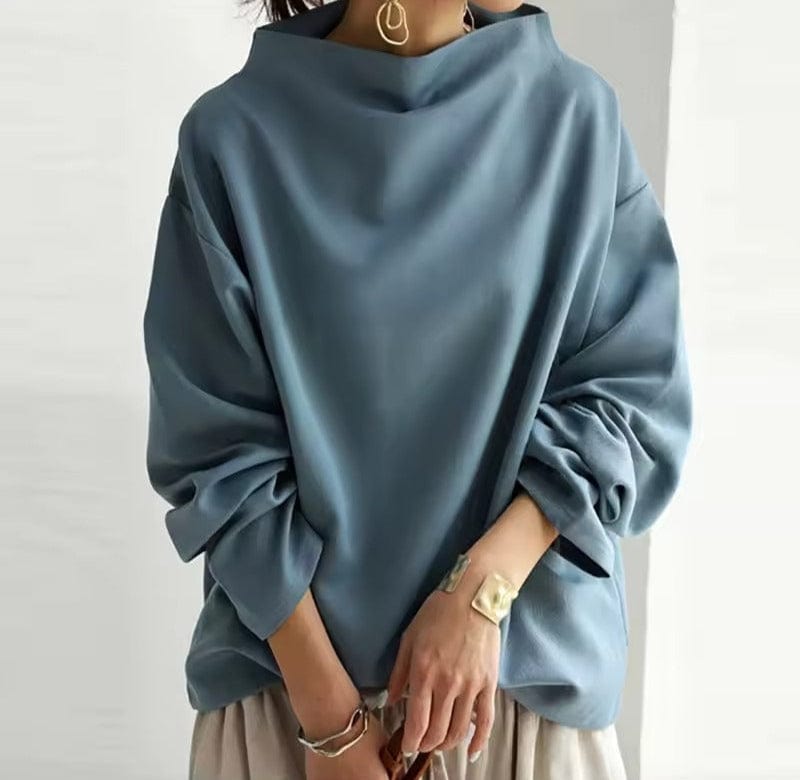 Margot – High-Neck Soft Knit Top