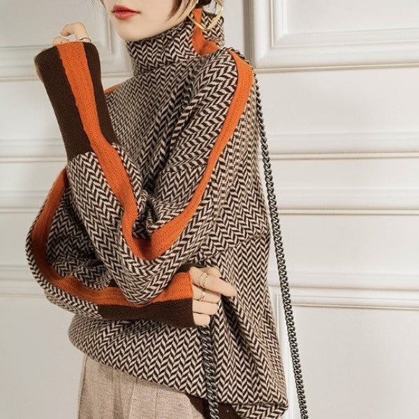 Élise – Refined Chevron Sweater